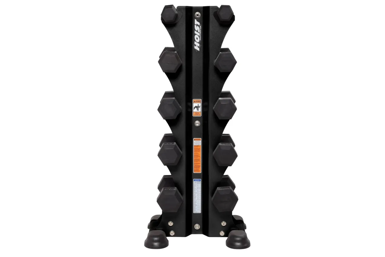 Hoist 5-Pair Vertical Dumbbell Tower Rack (HF-5459)
