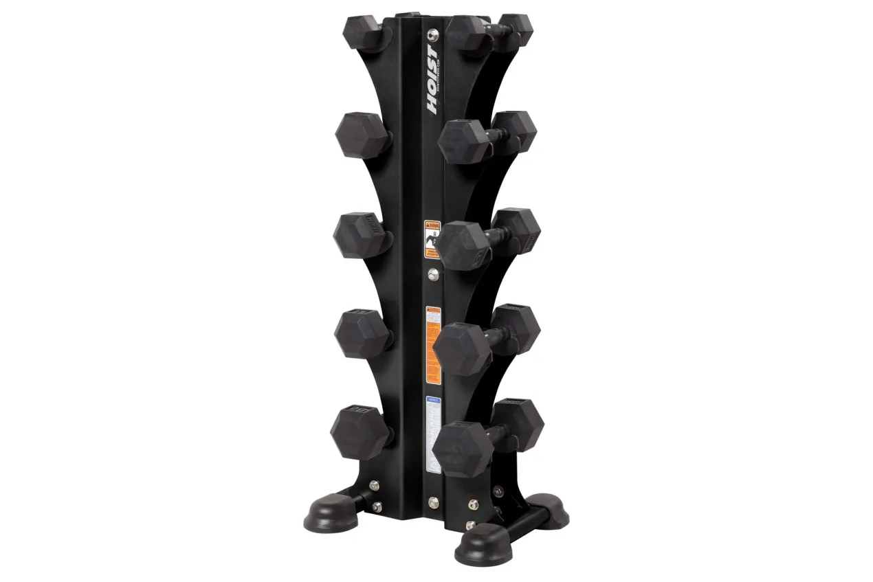 Hoist 5-Pair Vertical Dumbbell Tower Rack (HF-5459)