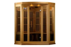 Maxxus "Chaumont Edition" 3-Person Corner Near Zero EMF FAR Infrared Sauna (Cedar or Hemlock)