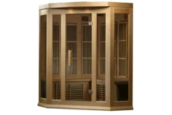 Maxxus 3-Person Corner Low EMF FAR Infrared Indoor Sauna