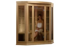 Maxxus 3-Person Corner Low EMF FAR Infrared Indoor Sauna