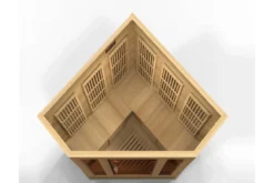 Maxxus 3-Person Corner Low EMF FAR Infrared Indoor Sauna
