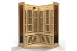 Maxxus 3-Person Corner Low EMF FAR Infrared Indoor Sauna