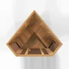 Maxxus 2026 3-Person Corner Low/Near Zero/Full Spectrum EMF FAR Infrared Sauna (Cedar or Hemlock)