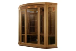Maxxus 2026 3-Person Corner Low/Near Zero/Full Spectrum EMF FAR Infrared Sauna (Cedar or Hemlock)