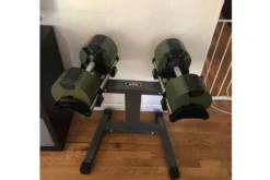 NÜOBELL Adjustable Dumbbell Stand (Black / Single-Legged)