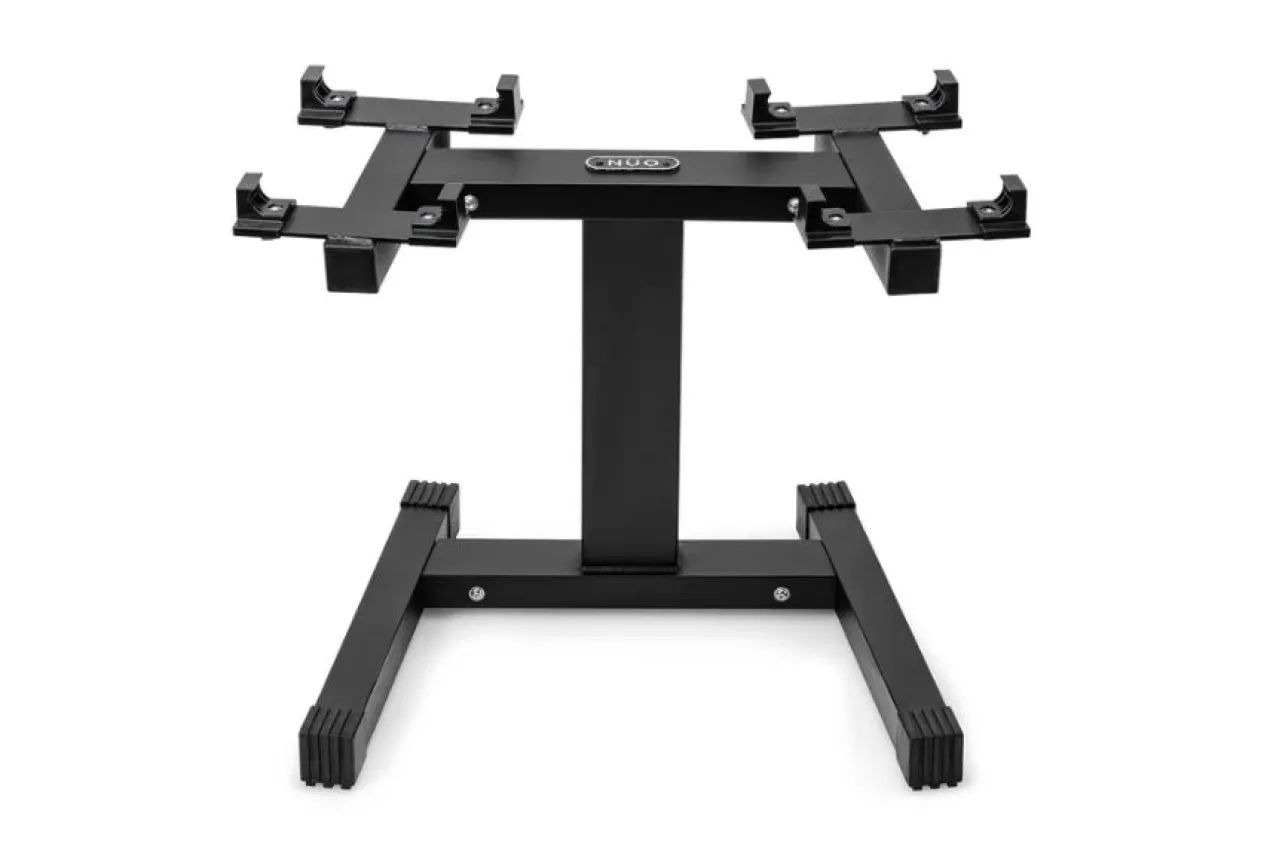 NÜOBELL Adjustable Dumbbell Stand (Black / Single-Legged)