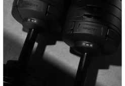 NÜOBELL 100lb Adjustable Dumbbells (Matte Black)
