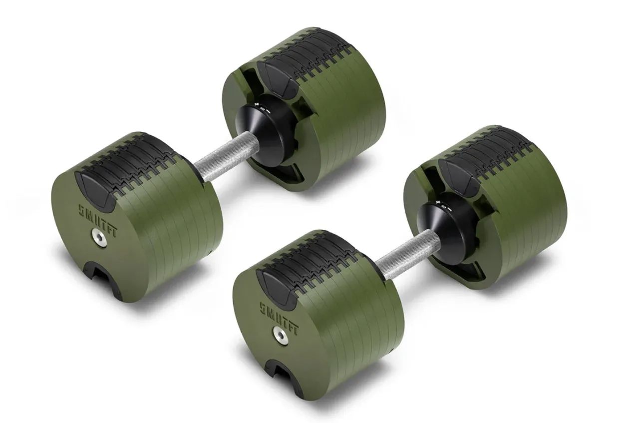 NÜOBELL 80lb Adjustable Dumbbells (Tactical)