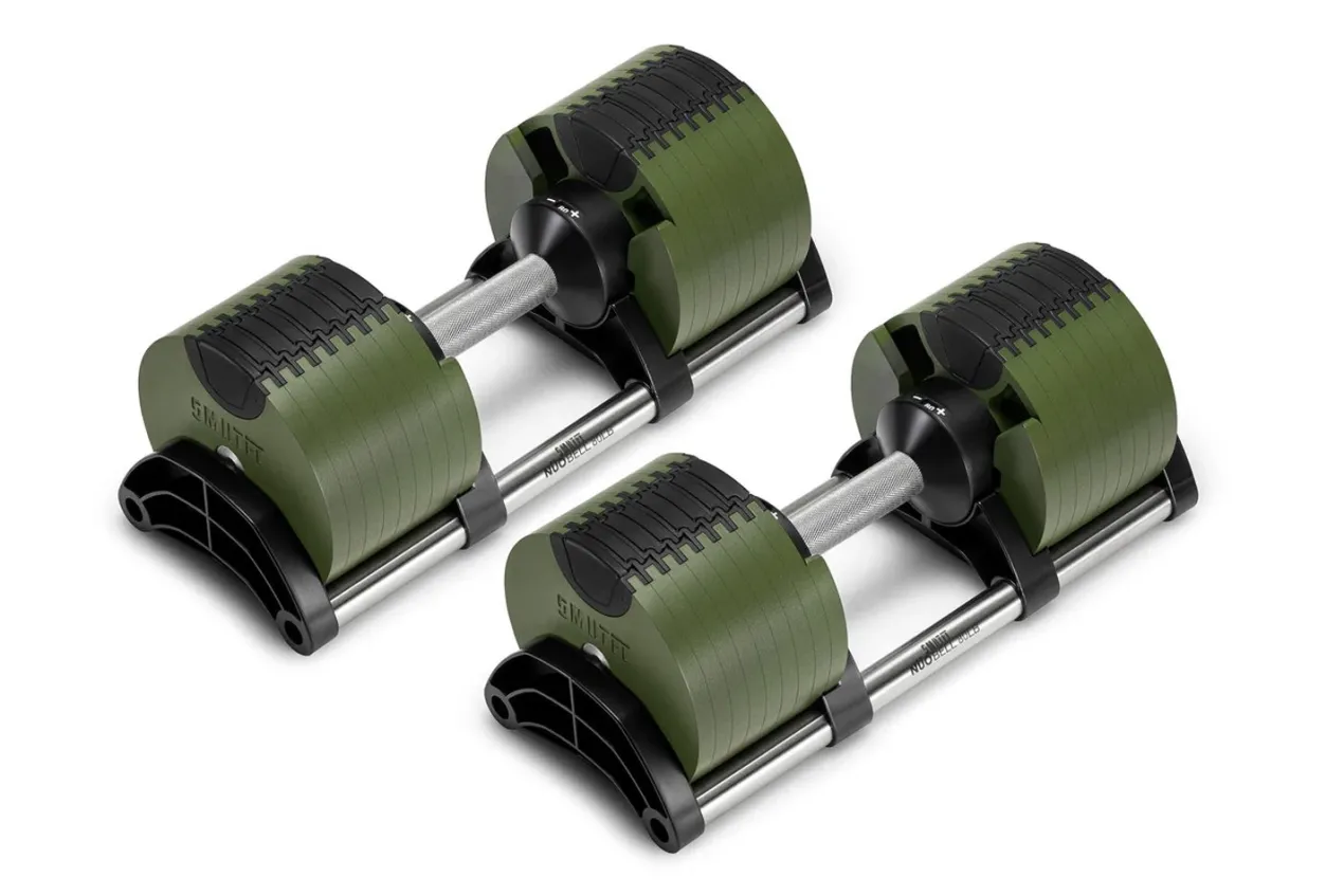 NÜOBELL 80lb Adjustable Dumbbells (Tactical)