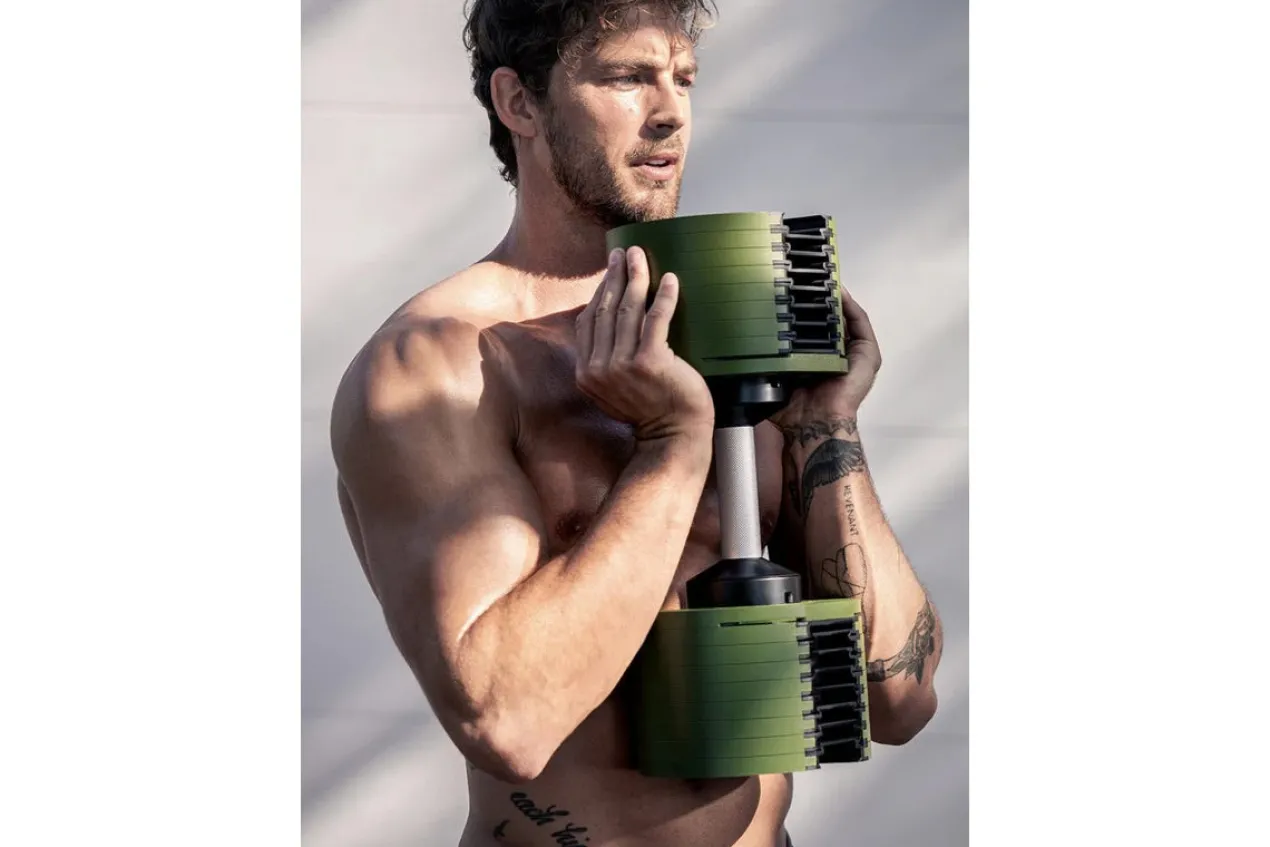 NÜOBELL 80lb Adjustable Dumbbells (Tactical)