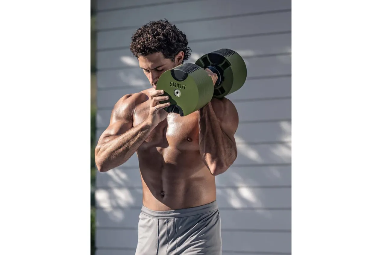 NÜOBELL 80lb Adjustable Dumbbells (Tactical)