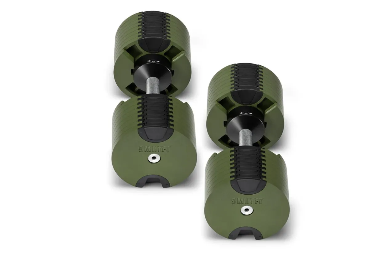 NÜOBELL 80lb Adjustable Dumbbells (Tactical)