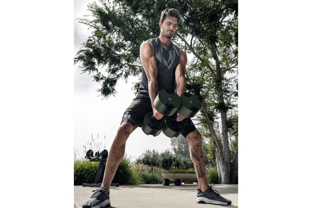 NÜOBELL 80lb Adjustable Dumbbells (Tactical)