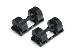 NÜOBELL 50lb Adjustable Dumbbells (Matte Black)