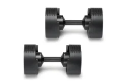 NÜOBELL 50lb Adjustable Dumbbells (Matte Black)