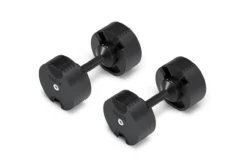 NÜOBELL 50lb Adjustable Dumbbells (Matte Black)