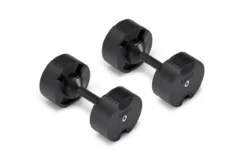 NÜOBELL 50lb Adjustable Dumbbells (Matte Black)