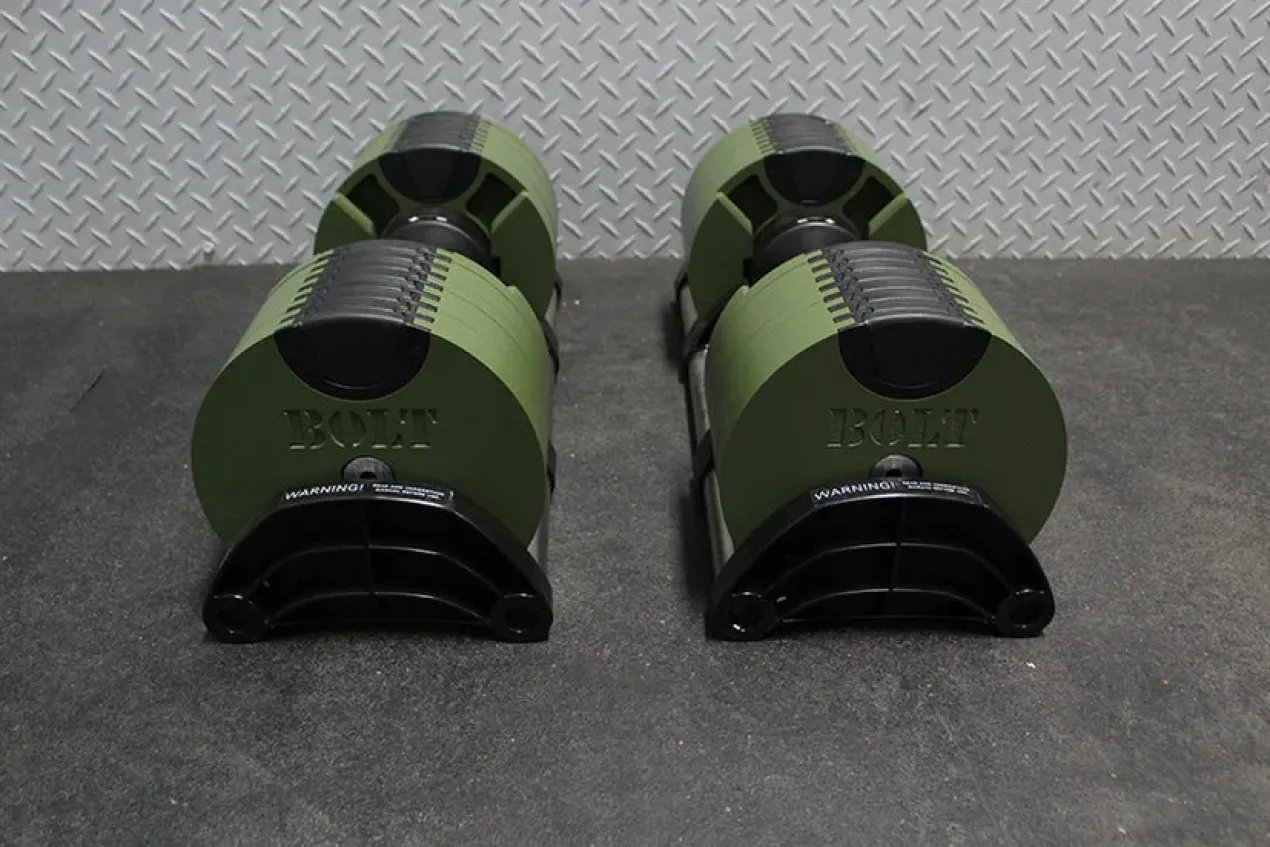 NÜOBELL 50lb Adjustable Dumbbells (Tactical)