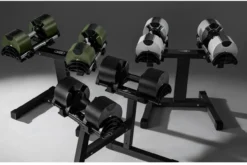 NÜOBELL 80lb Adjustable Dumbbells (Matte Black)