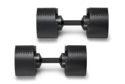 NÜOBELL 80lb Adjustable Dumbbells (Matte Black)