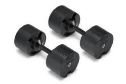 NÜOBELL 80lb Adjustable Dumbbells (Matte Black)