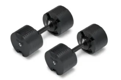 NÜOBELL 80lb Adjustable Dumbbells (Matte Black)