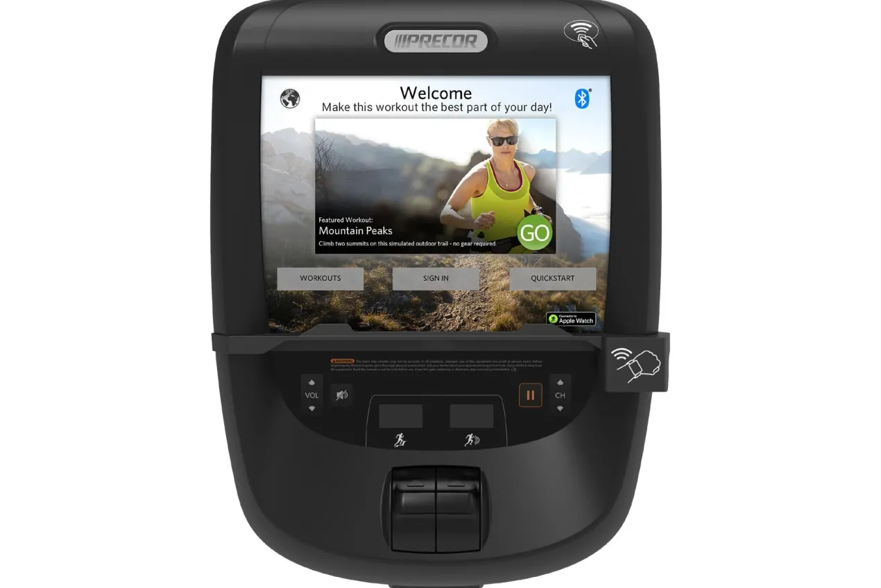 Precor AMT 885 Adaptive Motion Elliptical Trainer (P82 Console)