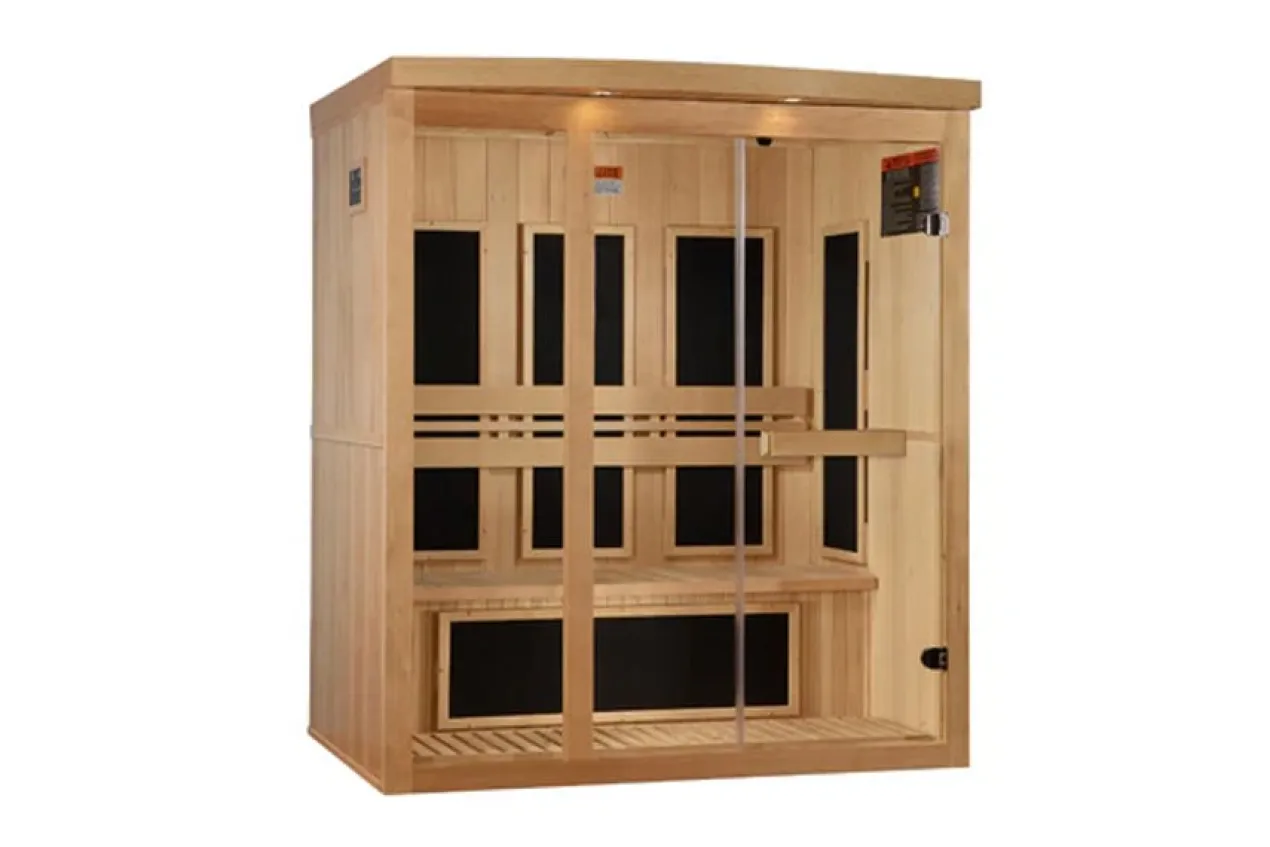 Pro 6 3-Person Near Zero EMF Far Infrared Sauna