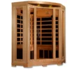 Pro 6 "Rebecca" 3-Person Corner Near Zero EMF Far Infrared Sauna (2025 Edition)