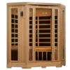 Pro 6 "Rebecca" 3 Person Corner Near Zero EMF Far Infrared Sauna