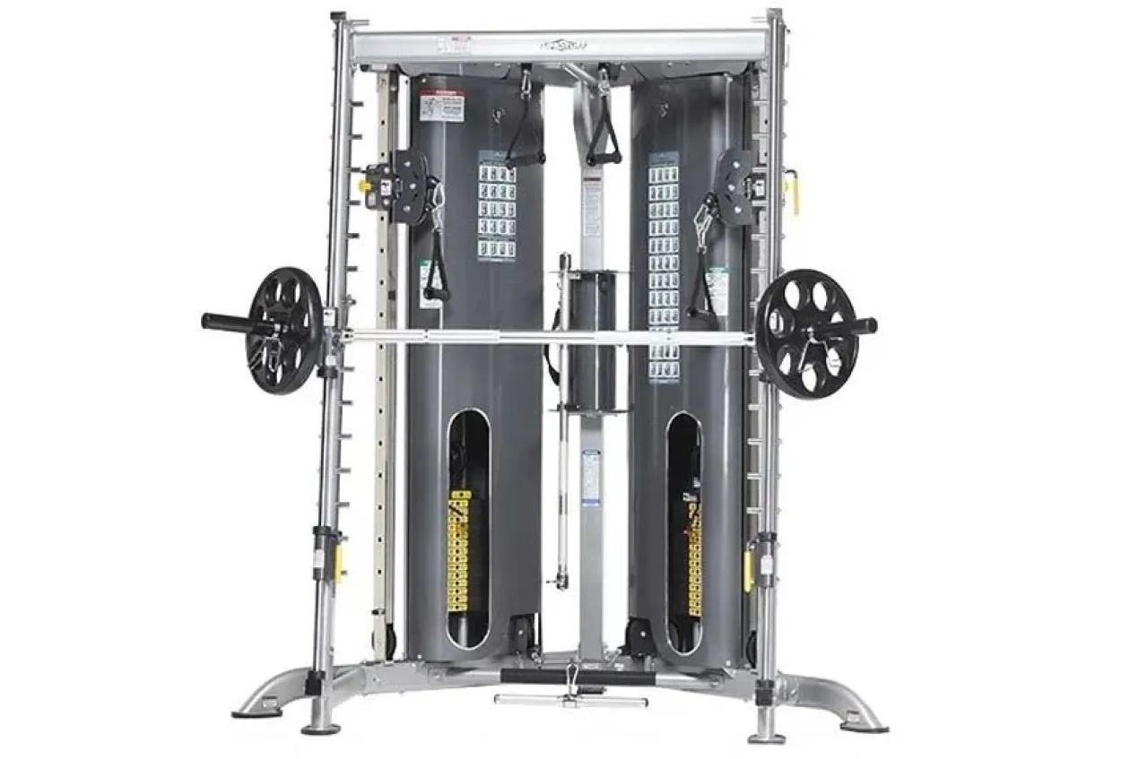 TuffStuff Evolution Corner Multi-Functional Trainer Home Gym System (CXT-200) w/ Smith Press Attachment (CXT-225)