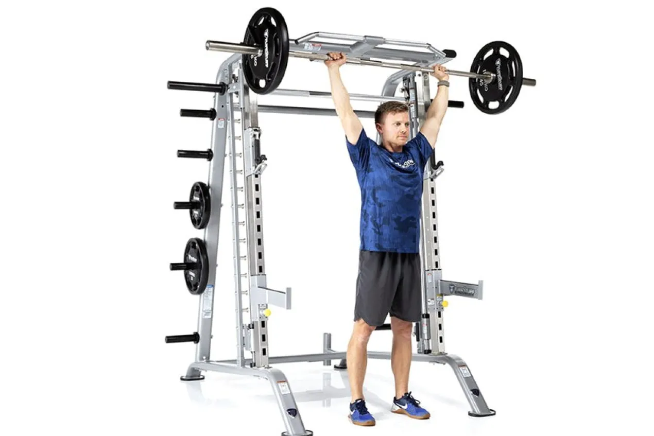 TuffStuff Evolution Smith Machine / Half Cage Combo (CSM-600)