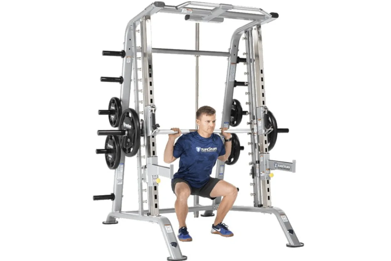 TuffStuff Evolution Smith Machine / Half Cage Combo (CSM-600)