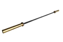 Warrior Black Cerakote & Gold Titanium Barbell