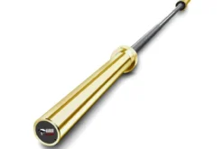 Warrior Black Cerakote & Gold Titanium Barbell
