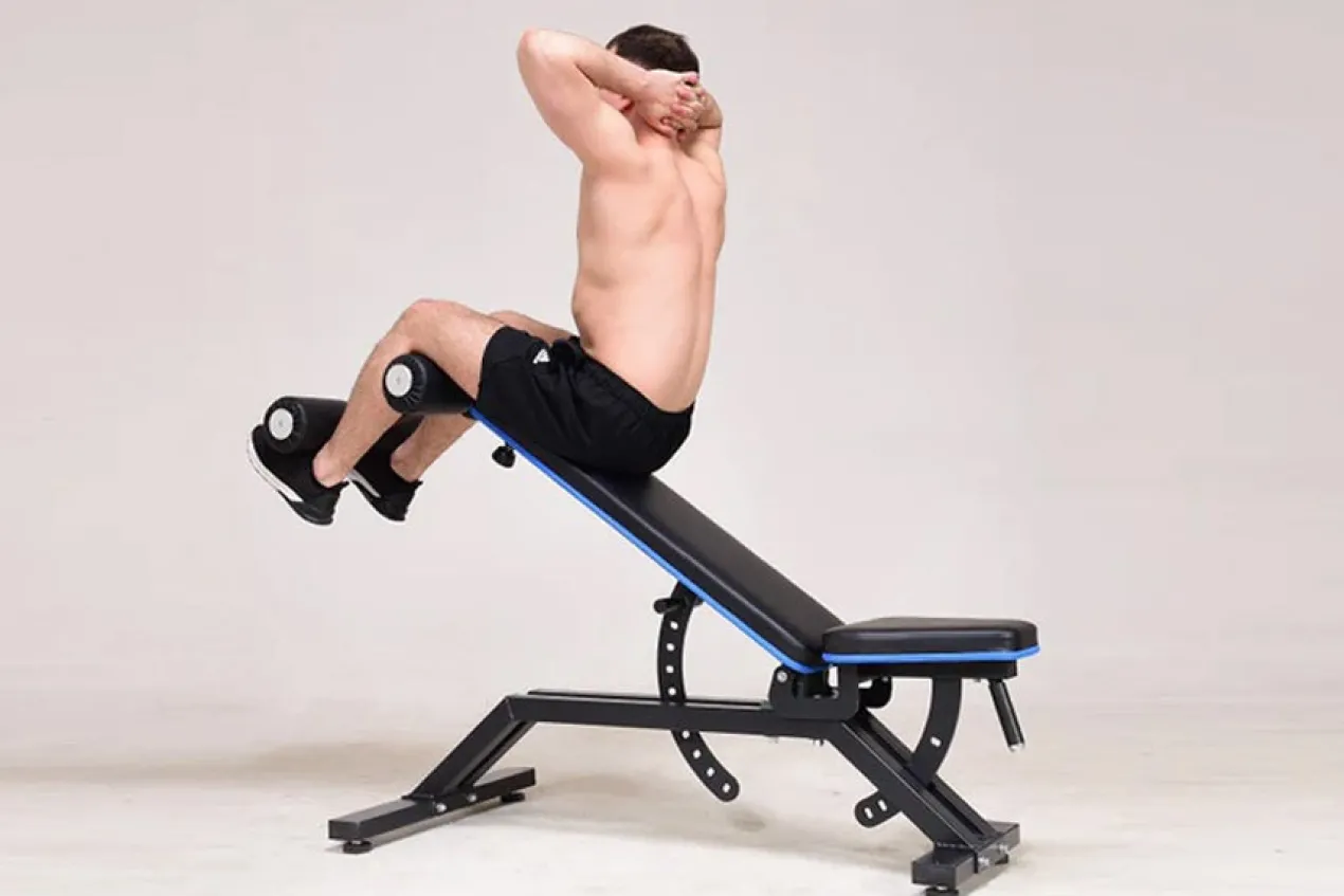 Warrior Commercial Ab/Crunch Decline Bench (🧨JULY 4th SALE - Extra 15%)