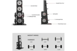 Warrior D22.5 Adjustable Dumbbells (SALE)