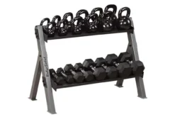 Warrior Dual Dumbbell & Kettlebell Rack