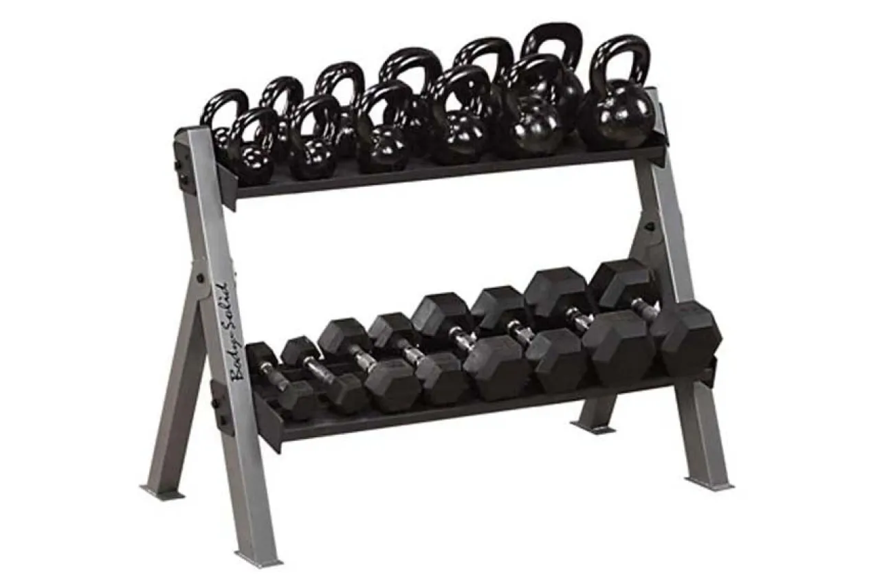 Warrior Dual Dumbbell & Kettlebell Rack