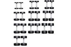 Warrior Elite Urethane Pro-Style Dumbbell Sets (5-50lbs & Up) (🧨JULY 4th SALE)