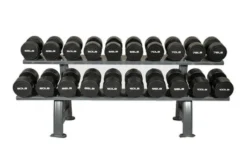 Warrior Elite Urethane Pro-Style Dumbbell Sets (5-50lbs & Up) (🧨JULY 4th SALE)