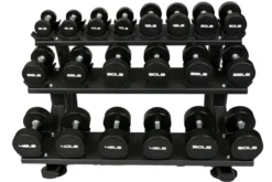 Warrior Elite Urethane Pro-Style Dumbbell Sets (5-50lbs & Up) (🧨JULY 4th SALE)