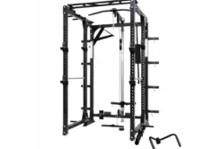 Warrior Freestanding Folding Cable Pulley Power Rack