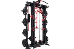 Warrior Freestanding Folding Cable Pulley Power Rack