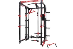 Warrior Freestanding Folding Cable Pulley Power Rack
