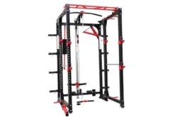 Warrior Freestanding Folding Cable Pulley Power Rack