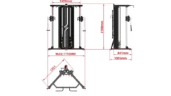 Warrior FT900 Cable Pulley Functional Trainer Home Gym
