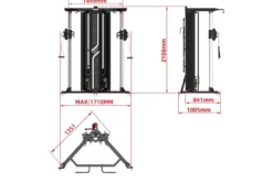 Warrior FT900 Cable Pulley Functional Trainer Home Gym