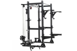 Warrior Gladiator 2.0 Pro Power Rack All-in-One Gym Cage with Lat Pull/Low Row